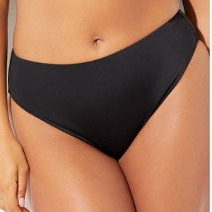 Nwt Ashley Graham Executive Bikini Bottom Brief Black